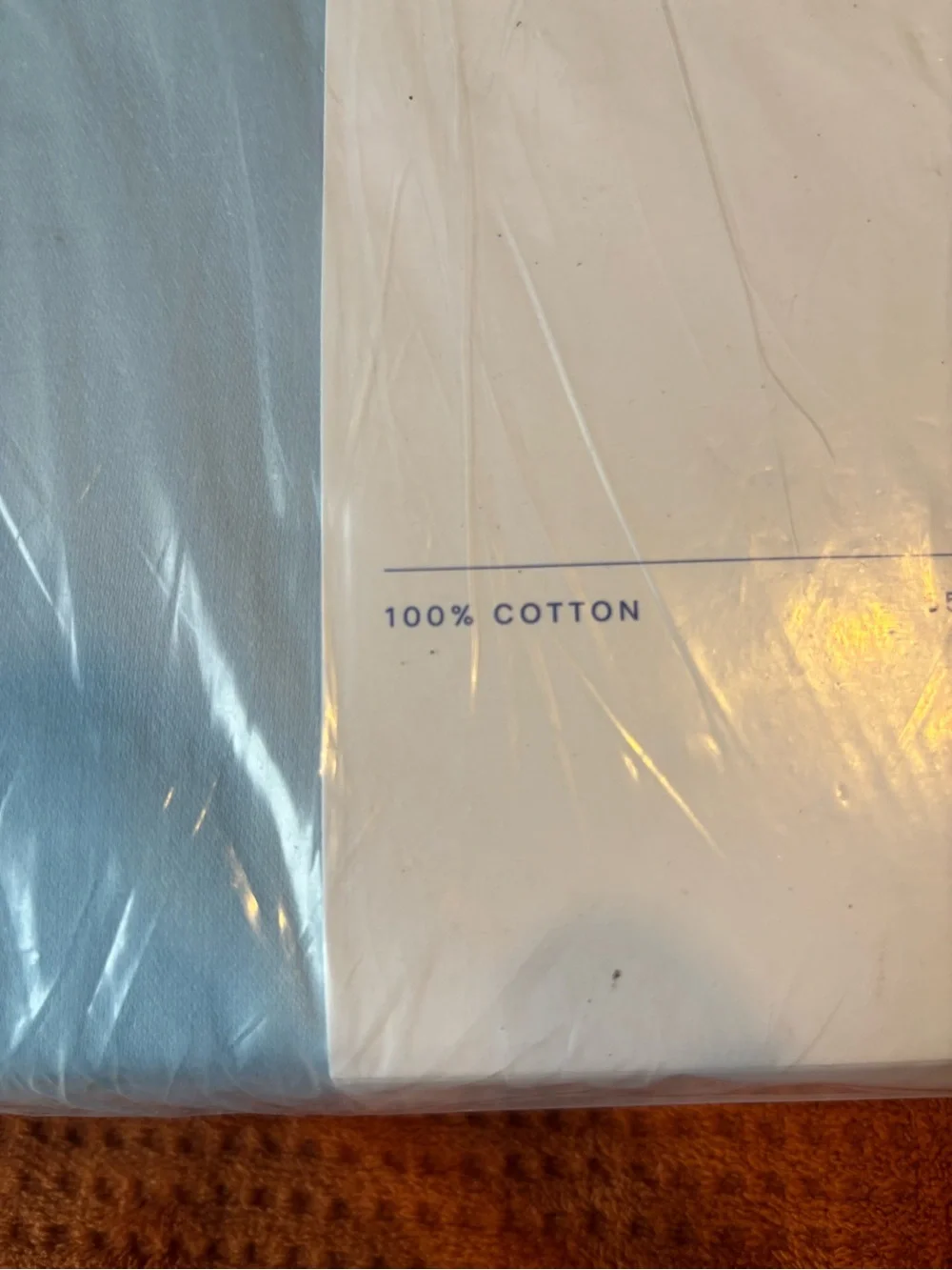Charter Club Light Blue Twin Sheet Set - Damask Collection